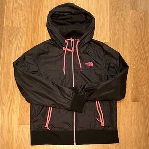 The North Face Black Jacket with Pink Details